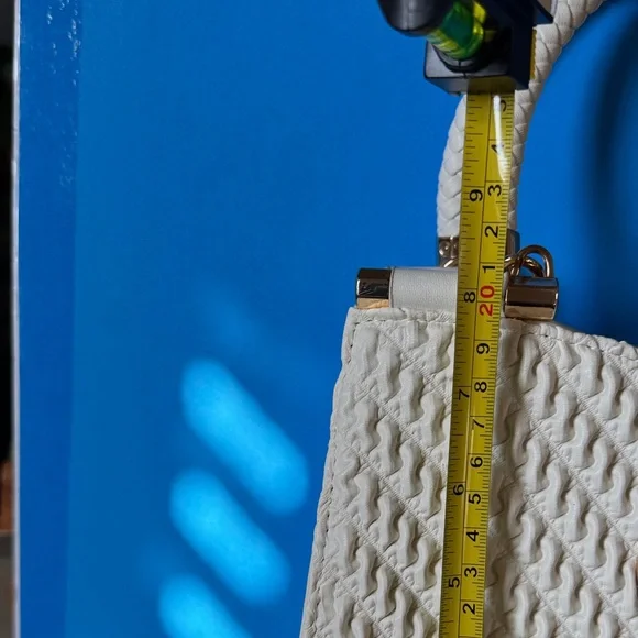 Bebe Cream Shoulder Bag with Gold Details - Picture 13 of 13